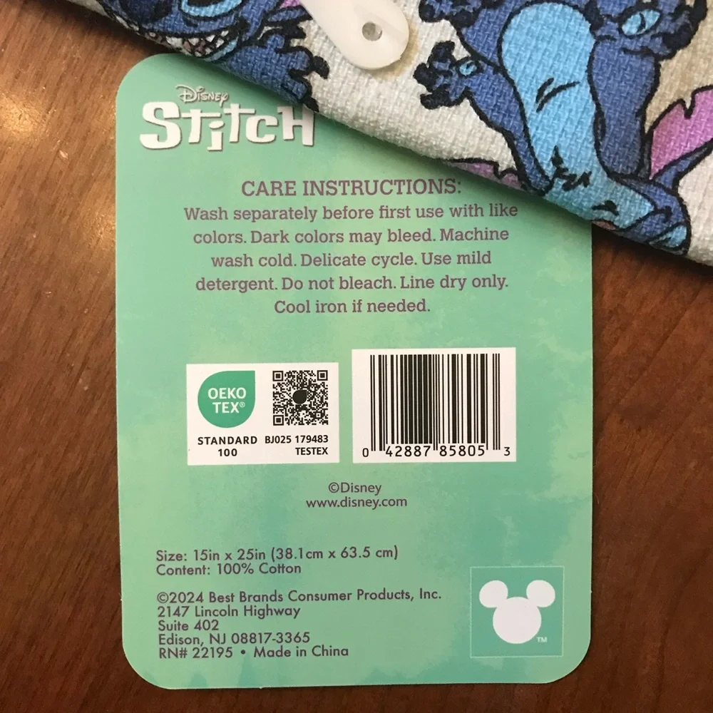 New DISNEY Stitch Kitchen Towel NWT